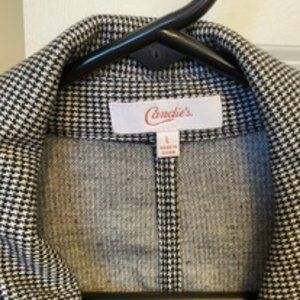 Candies 'Houndstooth' Print Blazer - Size L